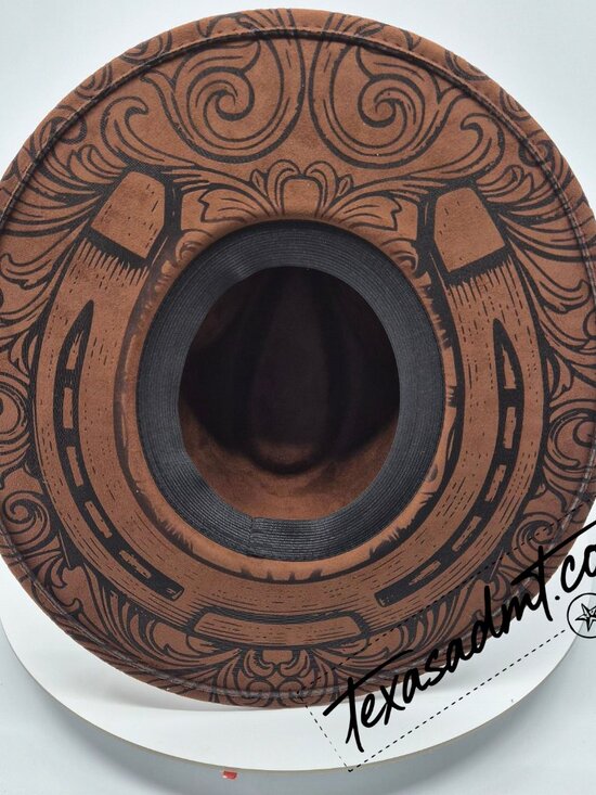 The Lone Star – Custom Engraved Western Hat main image 4